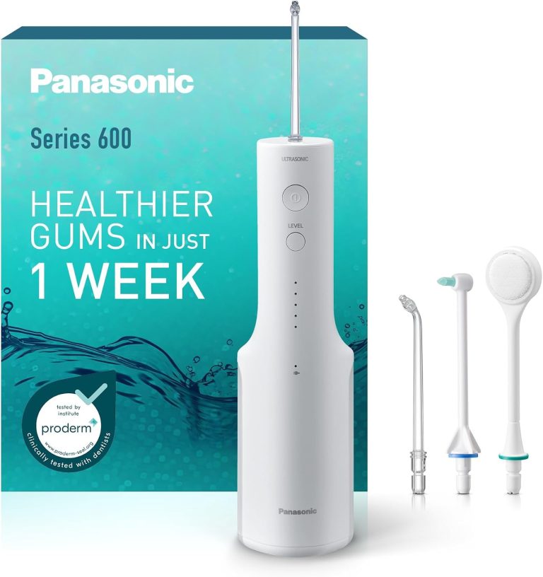 Panasonic Serie 600 Hydropulseur Dentaire Ultrasonique EW-DJ67-W303, 200 ml