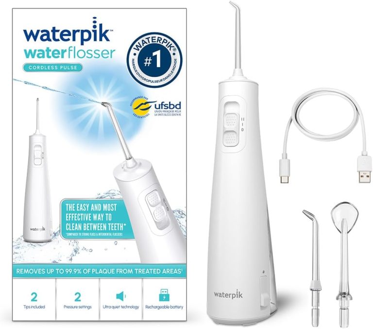 Waterpik Pulse Hydropulseur Dentaire sans Fil, 9 semaines d'autonomie